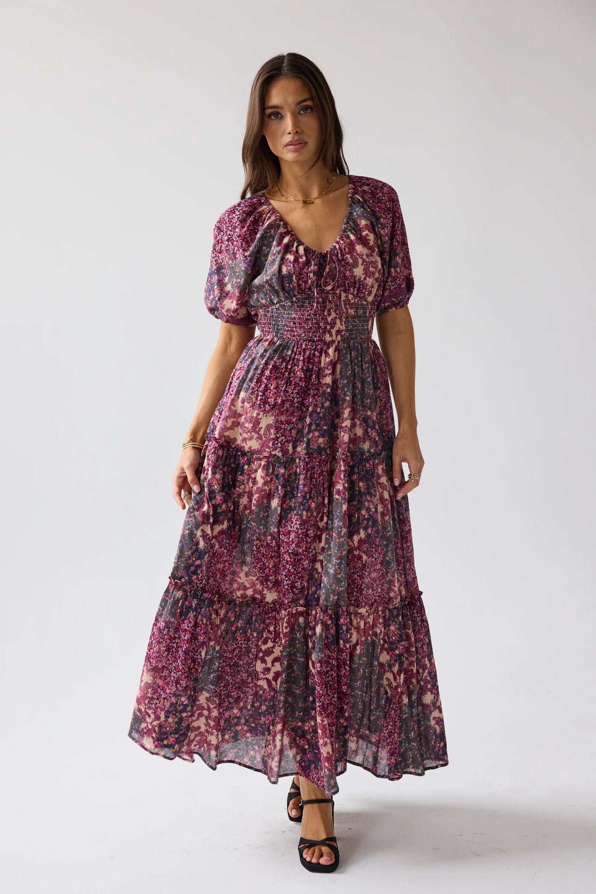 Chloe Floral Maxi Dress