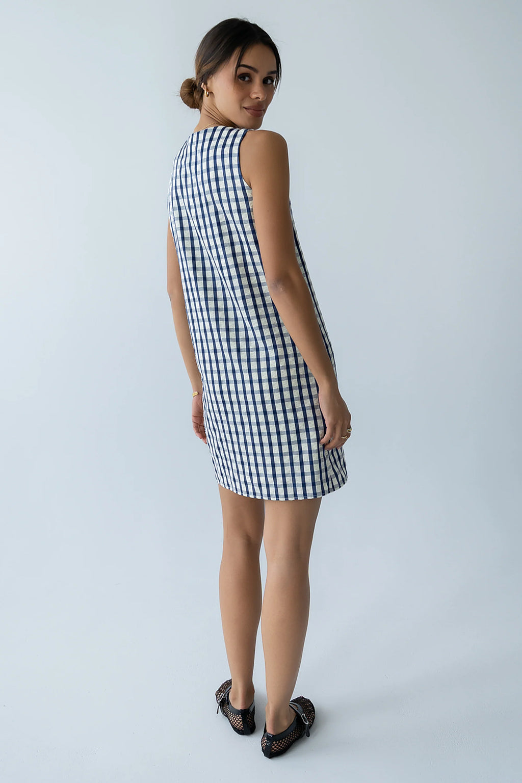 Sue Gingham Mini Dress
