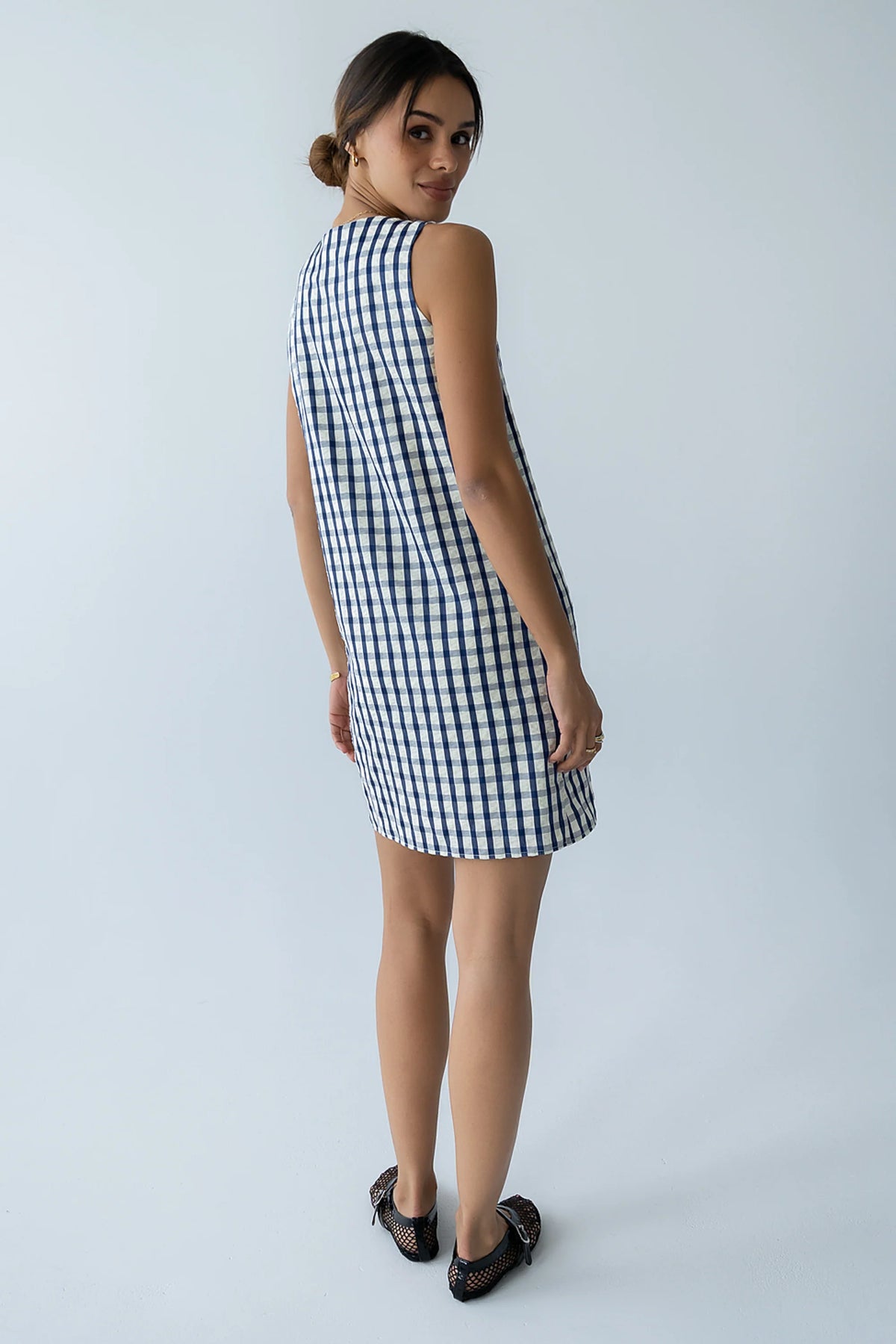 Sue Gingham Mini Dress