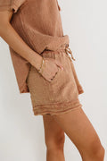 Blair Shorts in Mocha