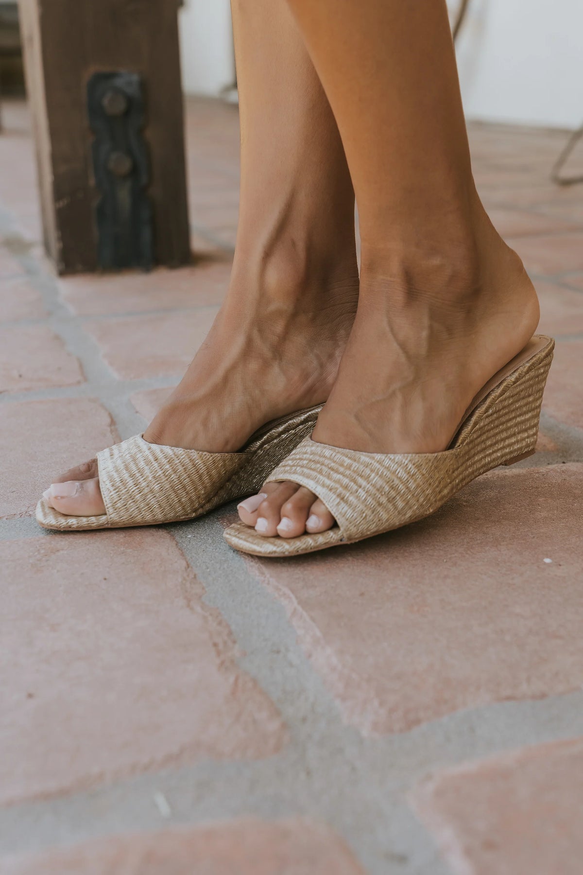 Seleste Slip On Wedge in Natural