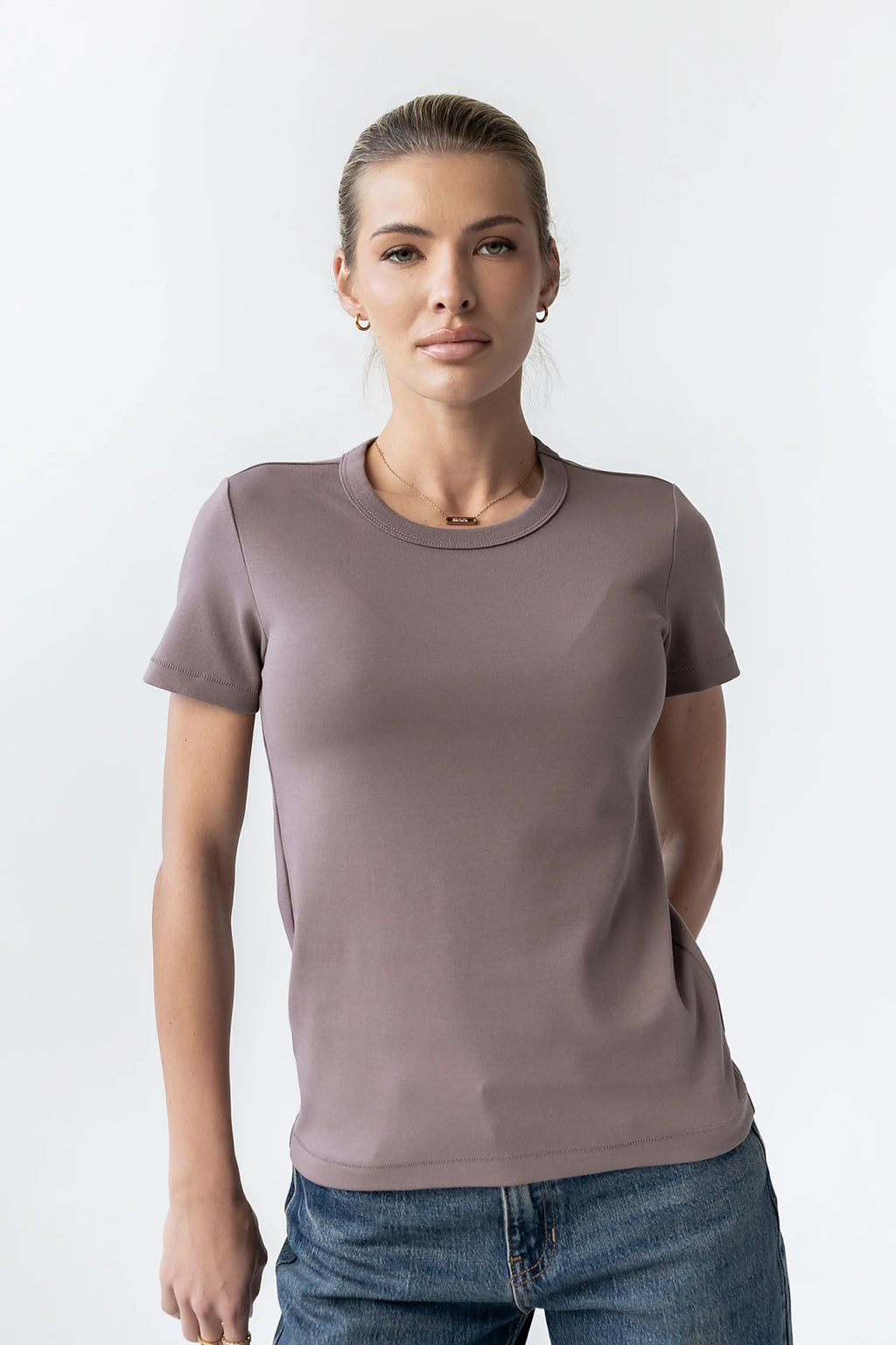 Mckenna T Shirt in Plum