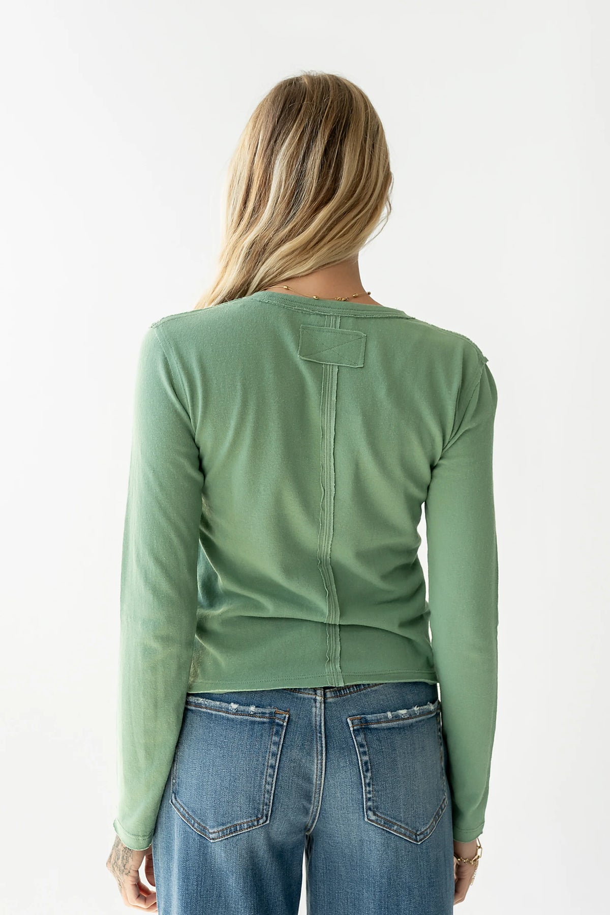 Janie Knit Top in Green