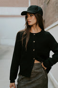 Debbie Ribbed Sweater in Black
