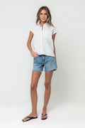 Micha Medium Wash Denim Shorts