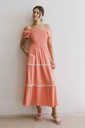 Joy Lace Trim Maxi Dress