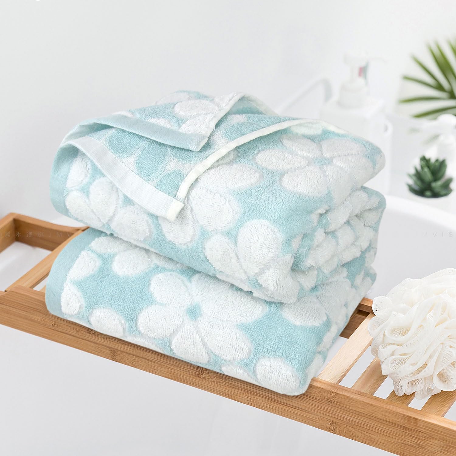 2-Piece Luxury Cotton Bath Towels