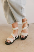 Cameron Sandals in Cream