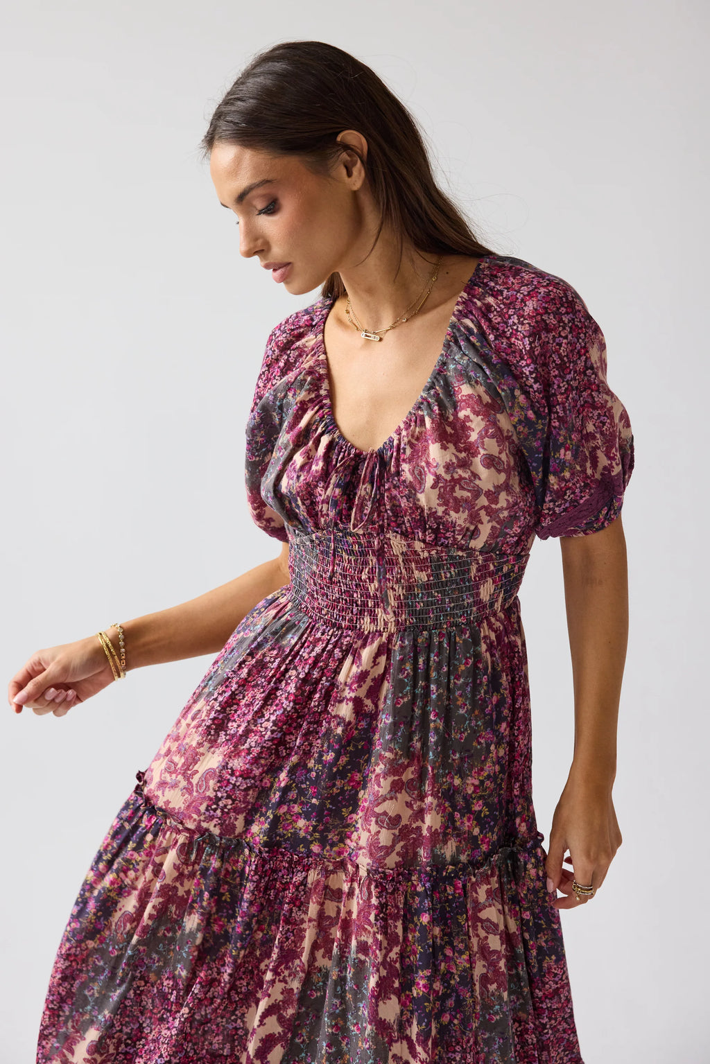 Chloe Floral Maxi Dress