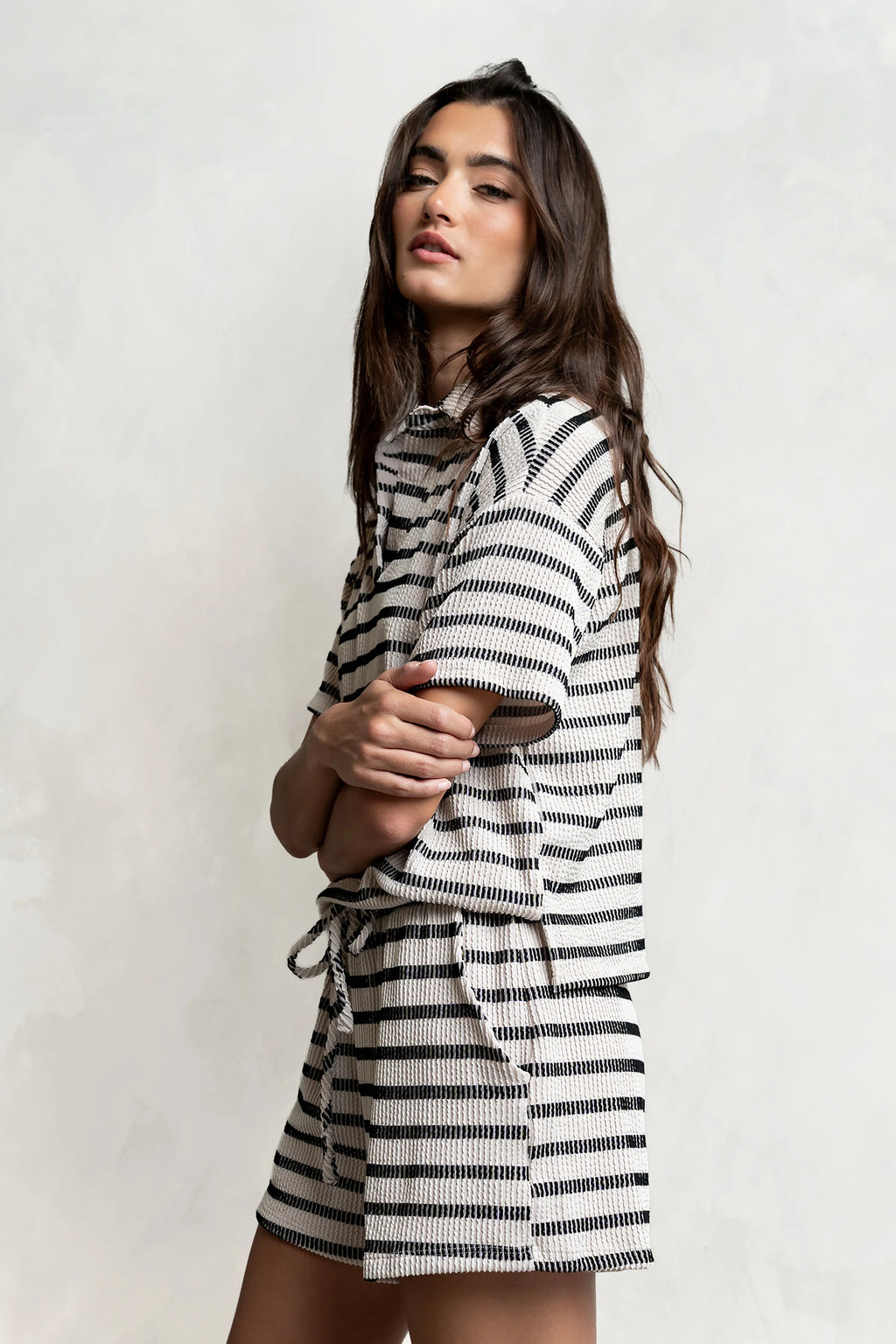 Mella Striped Shorts