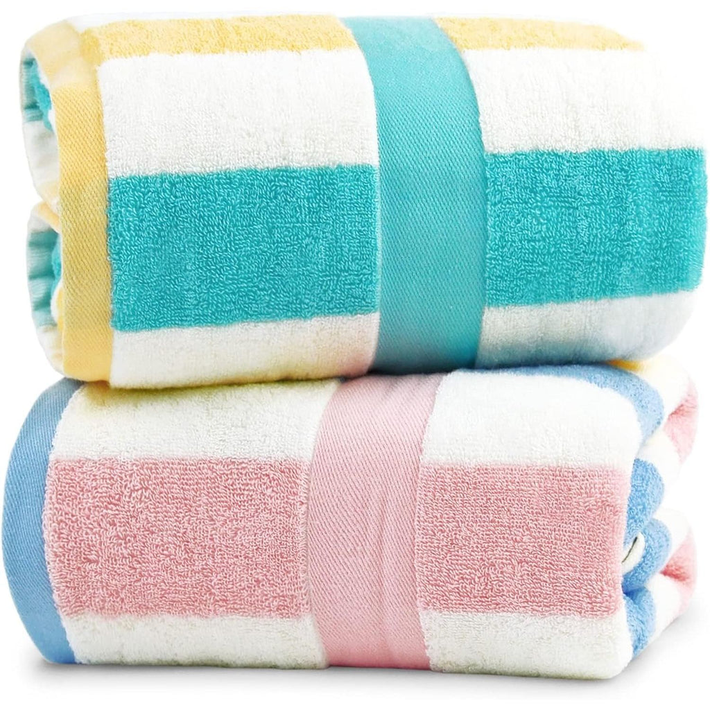 Striped 2-Piece Beach Towels