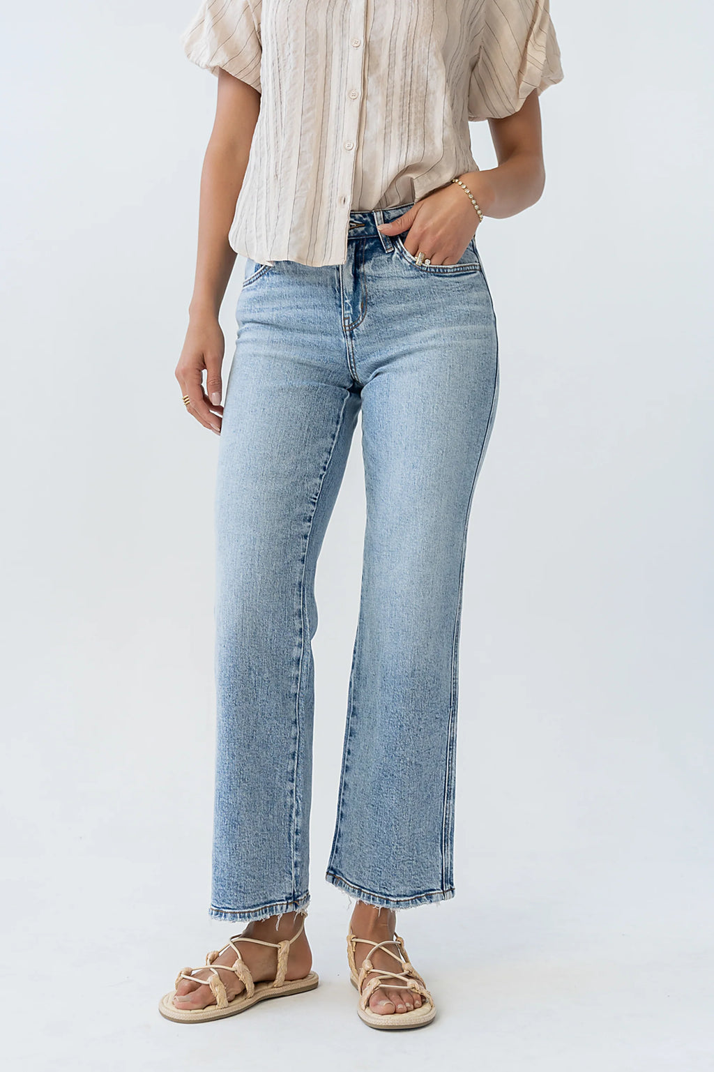 Jojo Slim Wide Leg Jeans