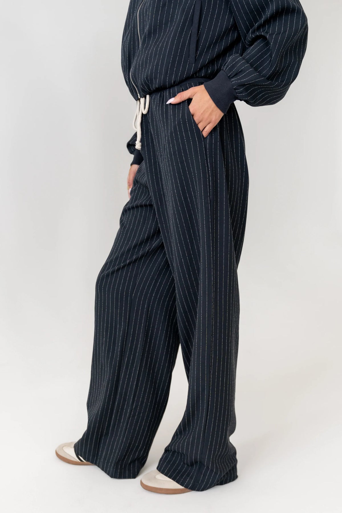 Valeria Striped Straight Leg Pants