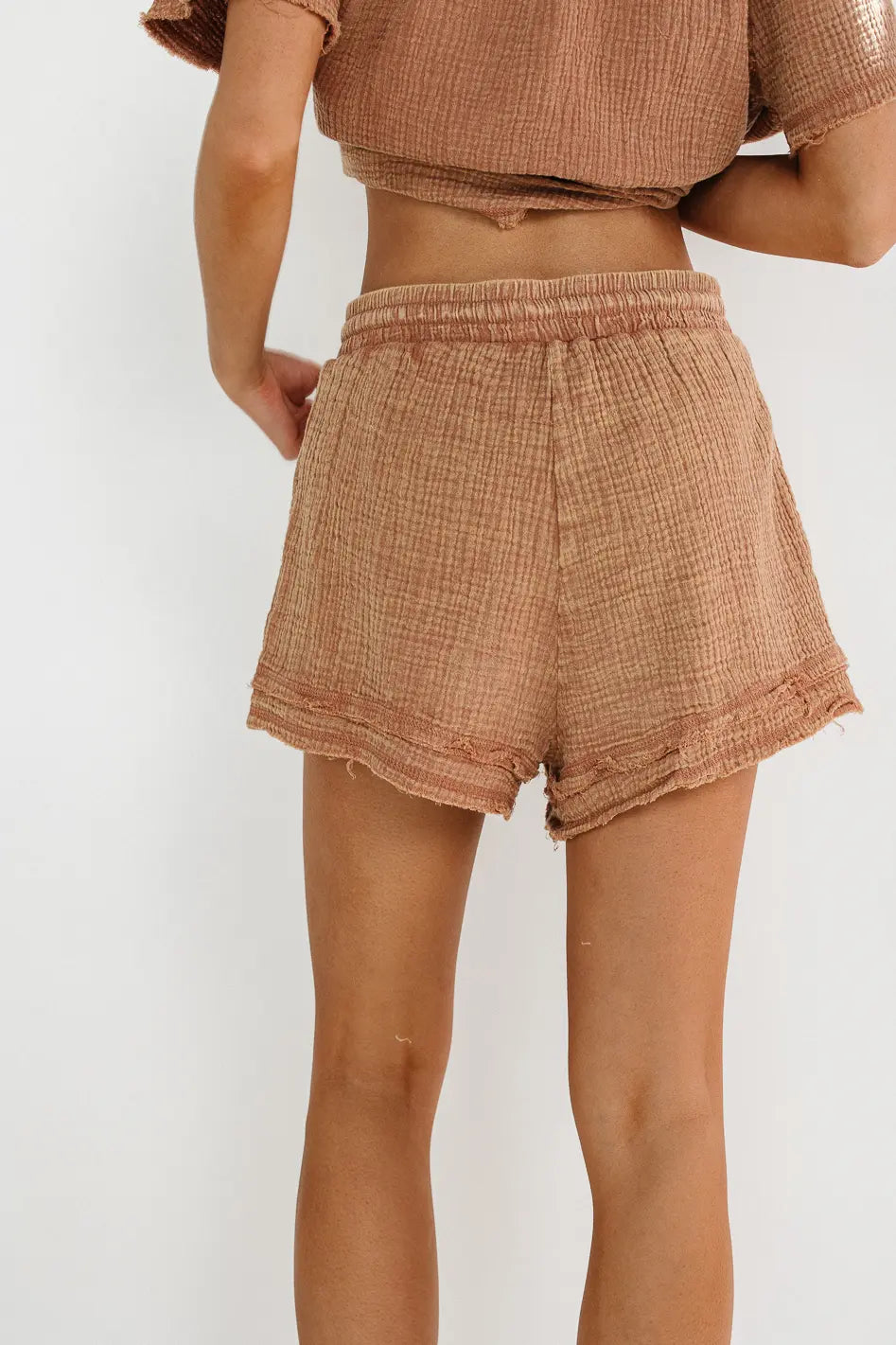 Blair Shorts in Mocha