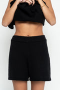 Marlena Knit Shorts in Black