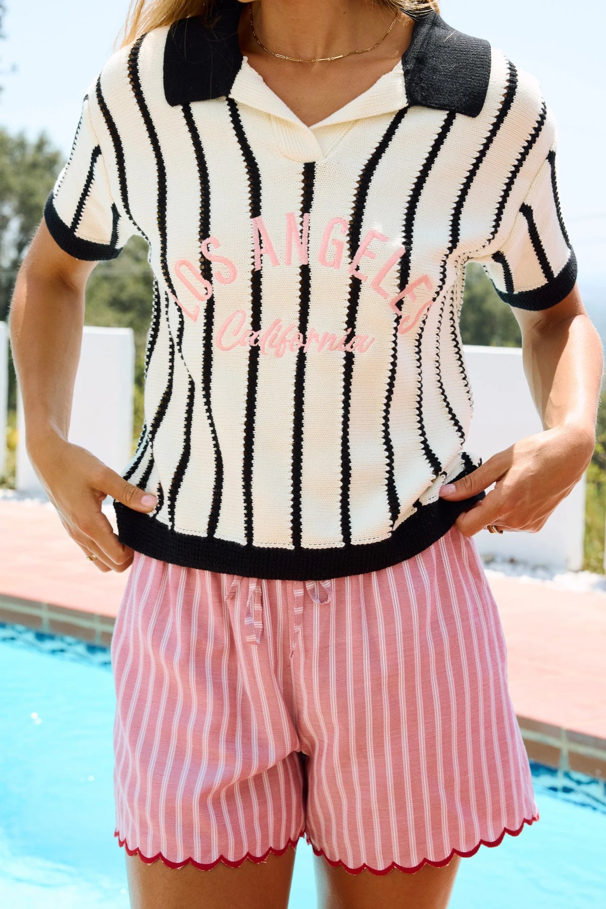 Winley Striped Shorts