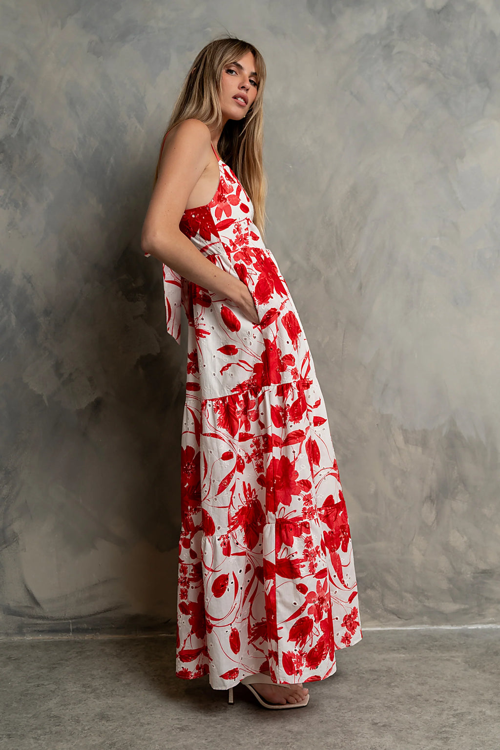 Annika Embroidered Maxi Dress