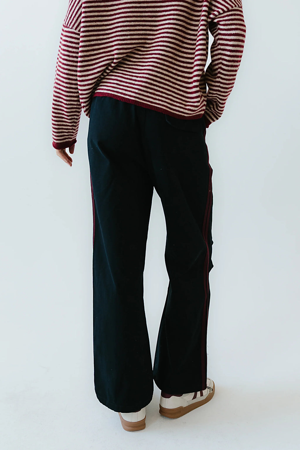 Franklin Striped Joggers in Navy