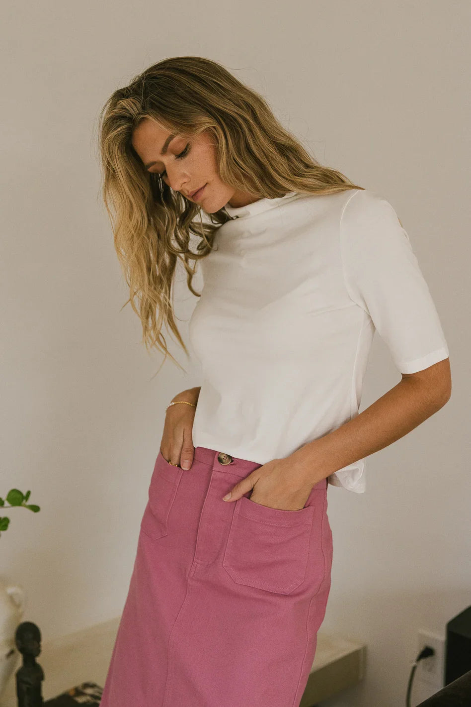 Ashley Top in Ivory