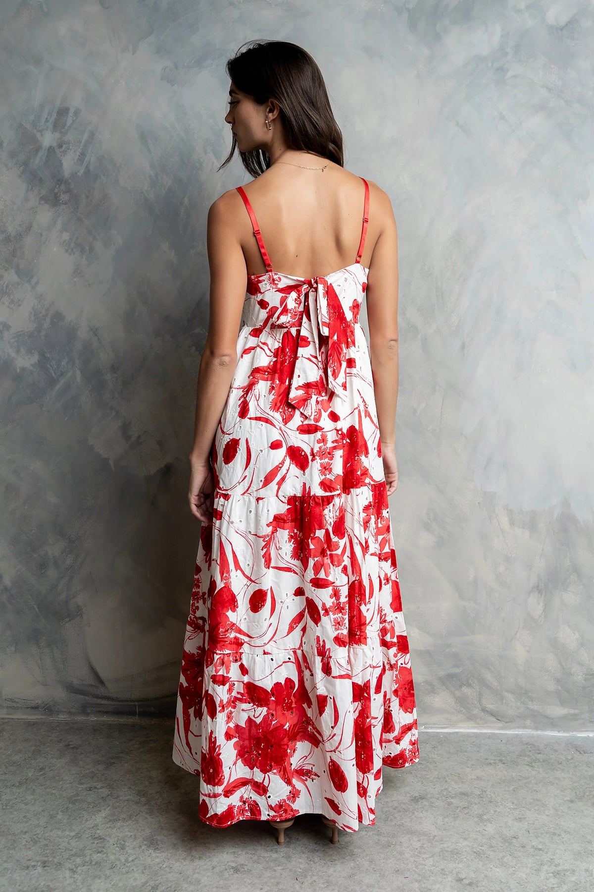 Annika Embroidered Maxi Dress