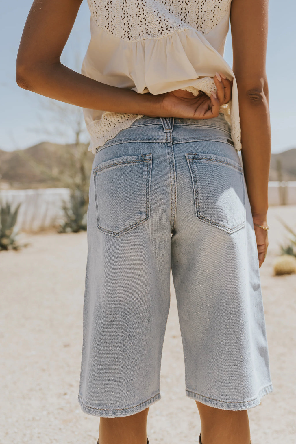 Salome Baggy Denim Shorts
