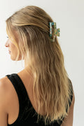 Allie Inlay Claw Clip in Blue