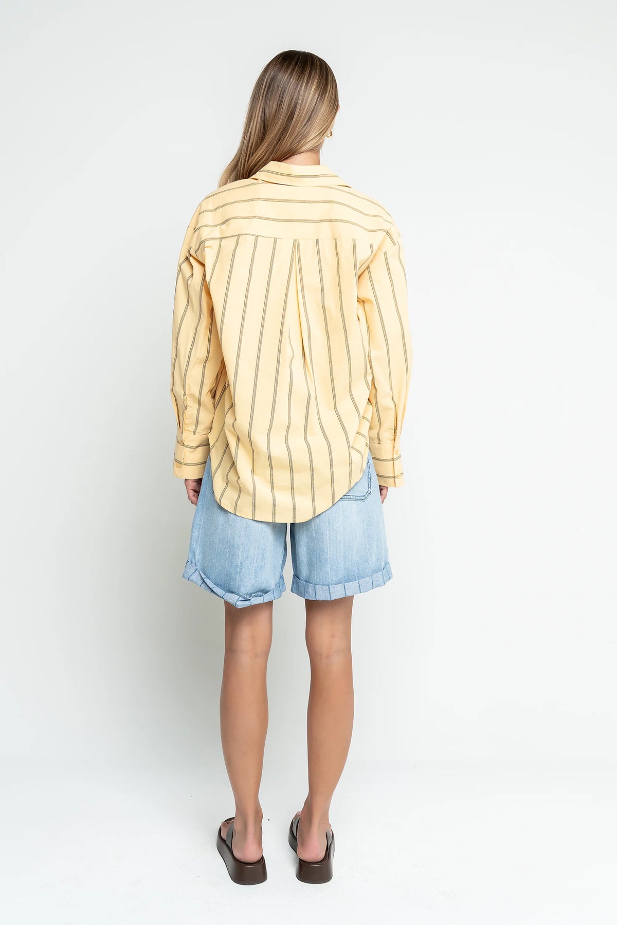 Kenya Striped Button Up