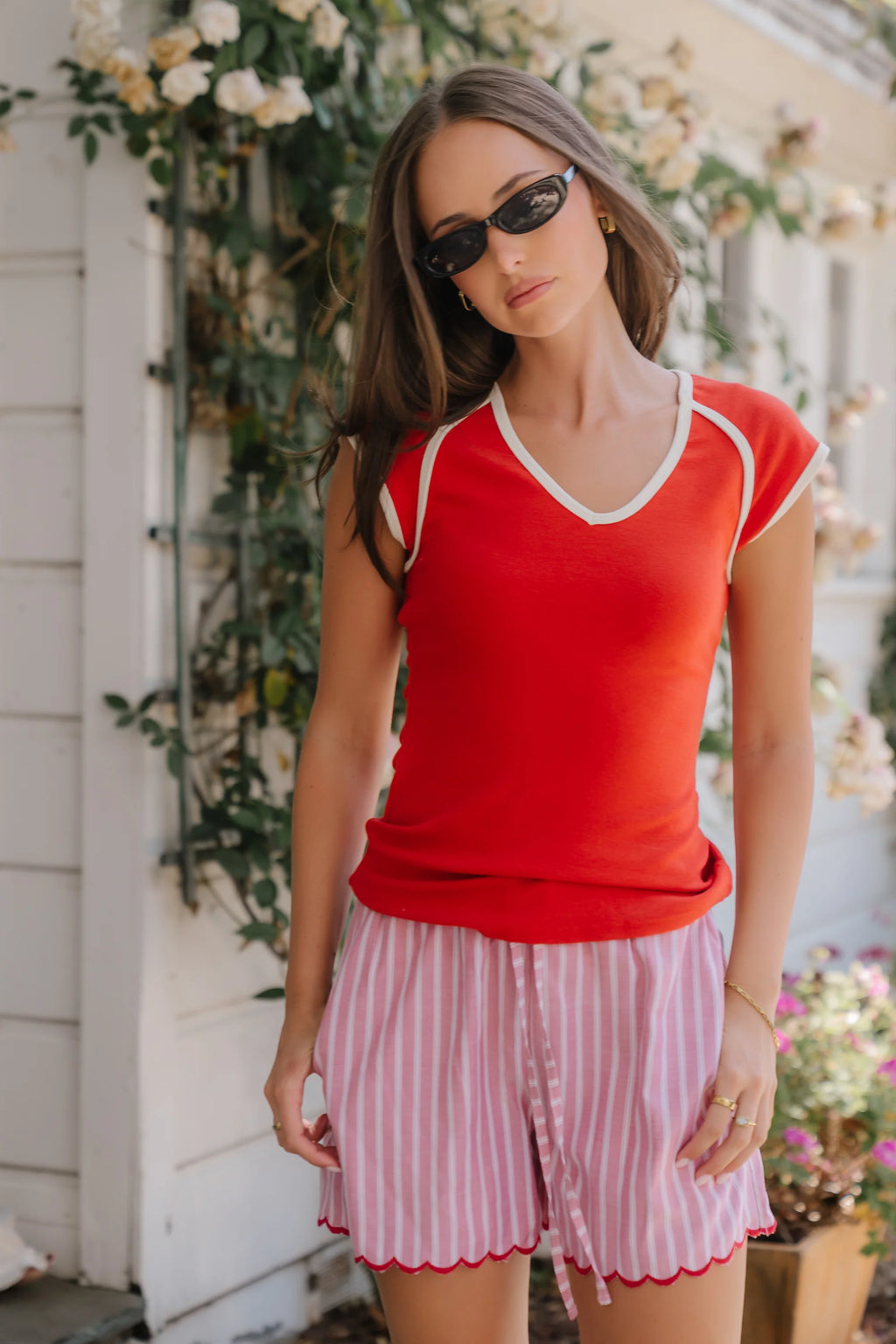 Winley Striped Shorts