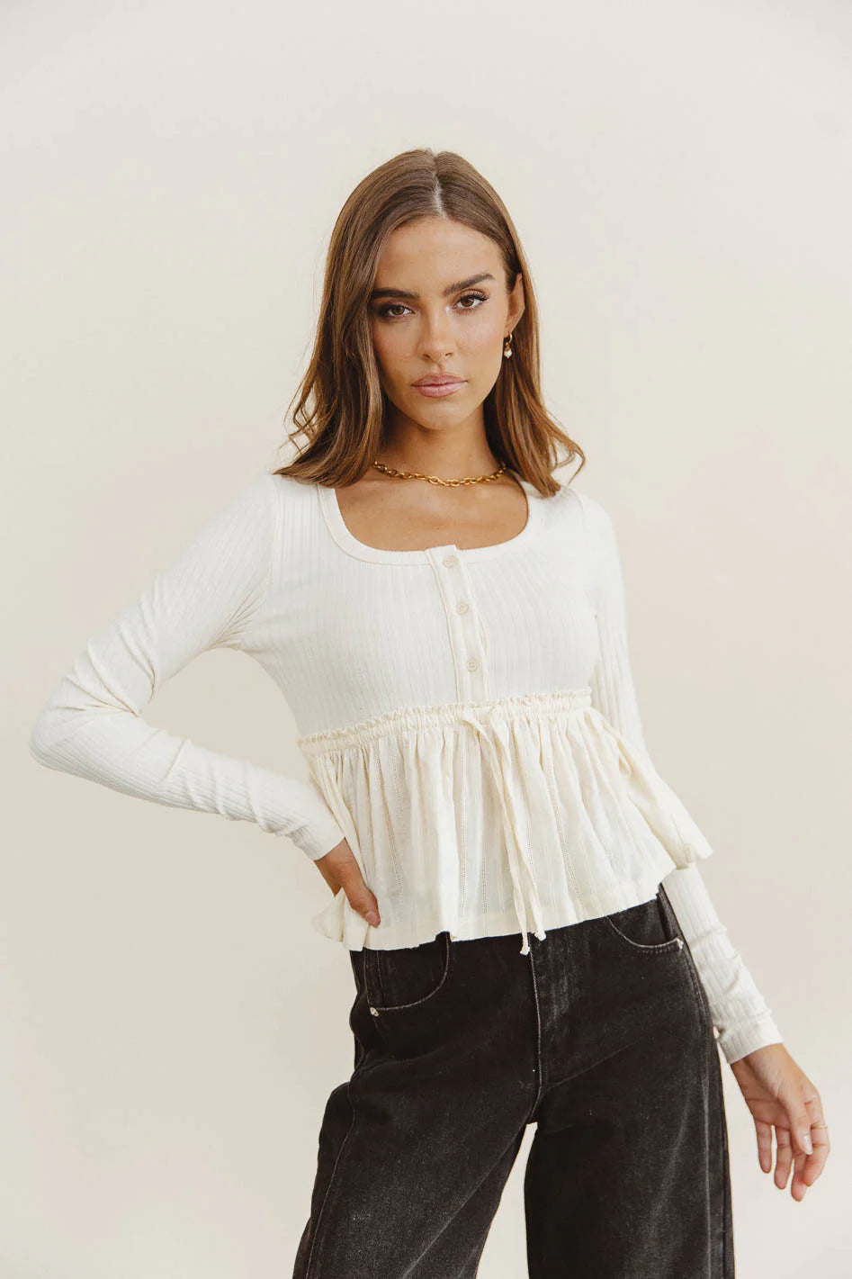 Jessy Peplum Top